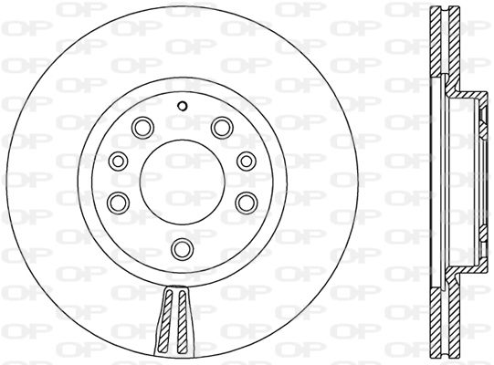 OPEN PARTS Jarrulevy BDR2491.20